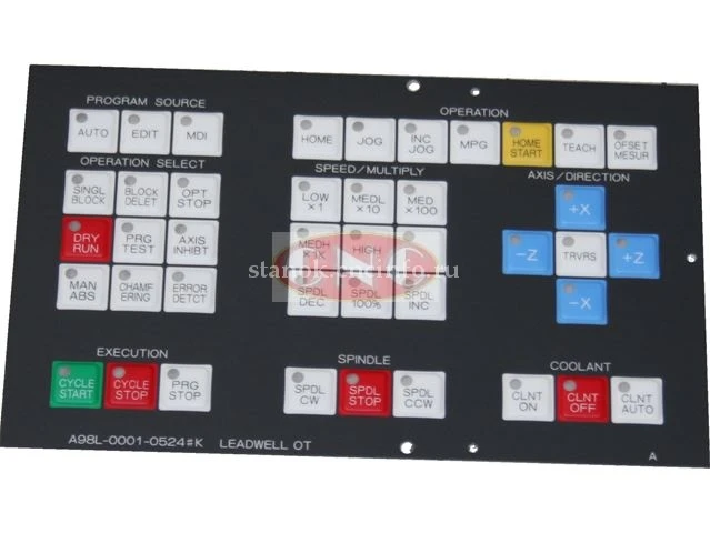 Клавиатура для станков с ЧПУ Fanuc A98L-0001-0524#K